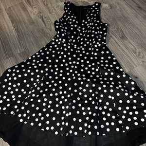 Black and white dress